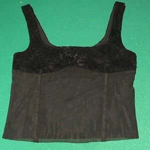 Kith Black Lace Pajama Top